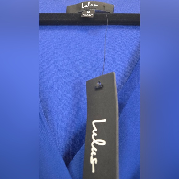 Lulu's Royal Blue Long Sleeve Dress - Picture 2 of 2